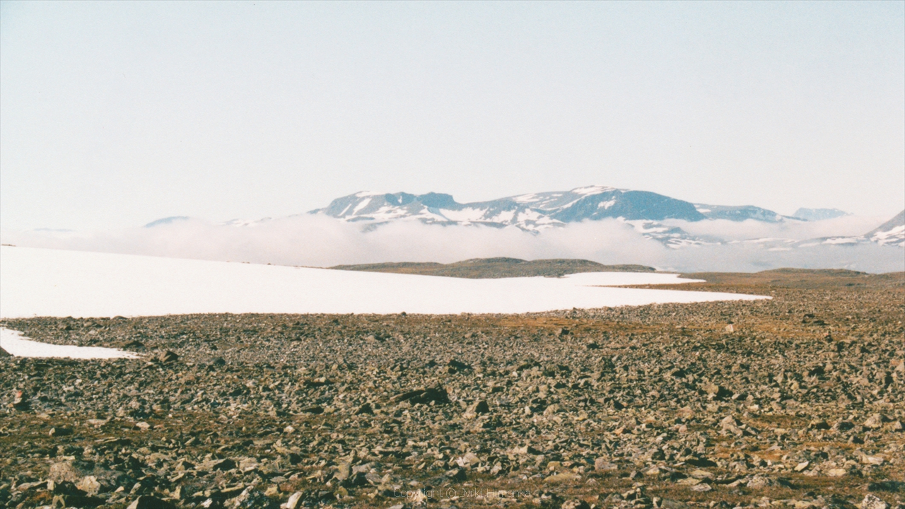 Ylnglt 1050 metrin korkeudessa Isdalsfjella